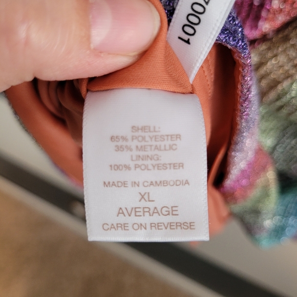 Rare Eva Mendes Cher Sequin Sheath Dress "Over the Rainbow" Women's Size XL - Picture 9 of 16